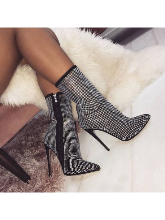 Rhinestone Booties