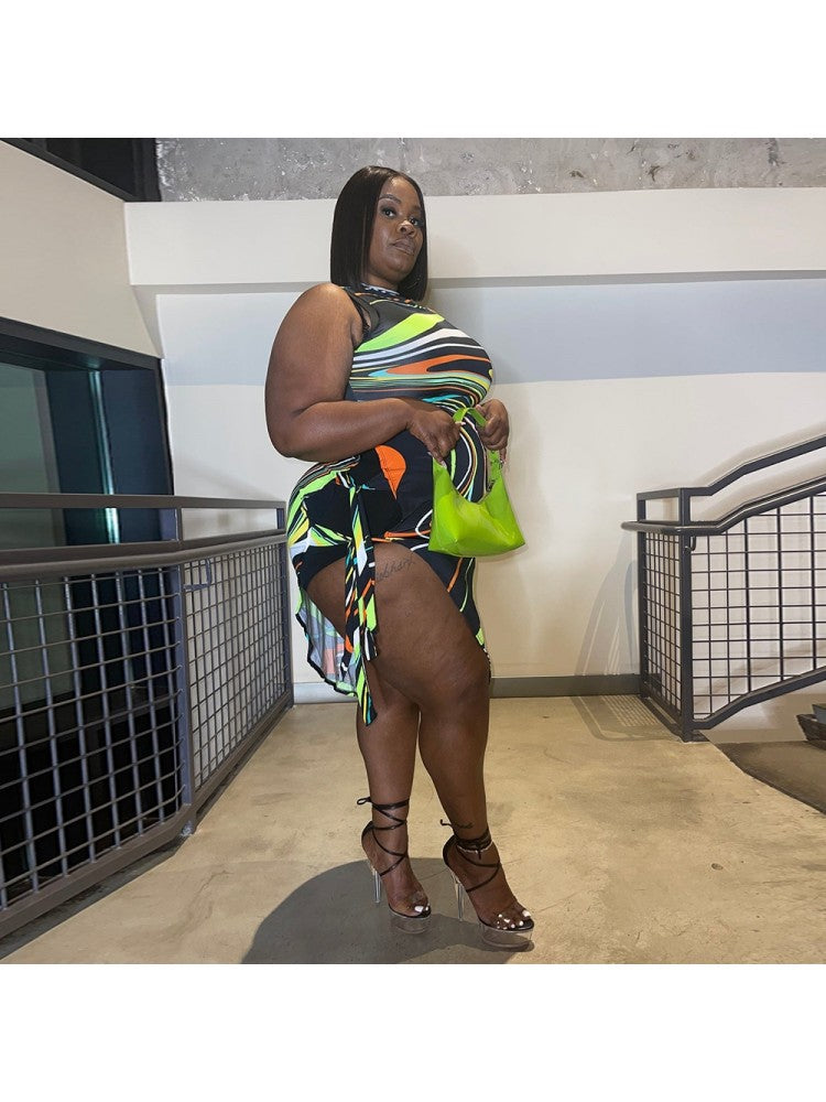 Blurred Lines Slit Dress Vier Fashion Blurred Lines Slit Dress Vier Fashion