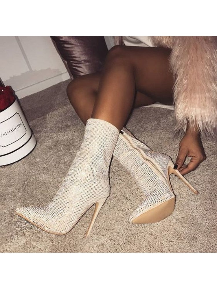 Rhinestone Booties